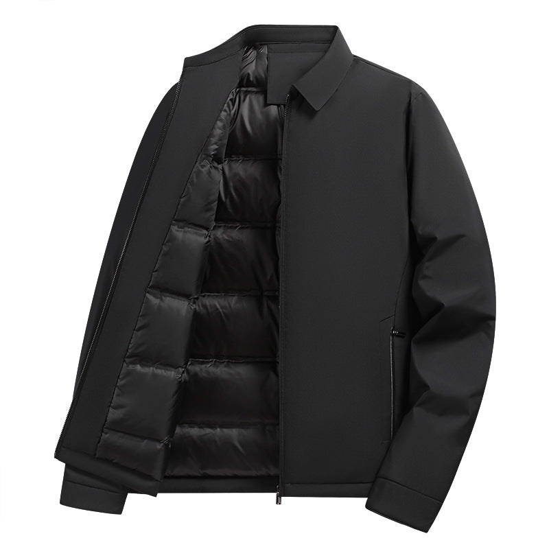 Herren Modische Übergangsjacke mit hochgeschlossenem Kragen Nord Taschen