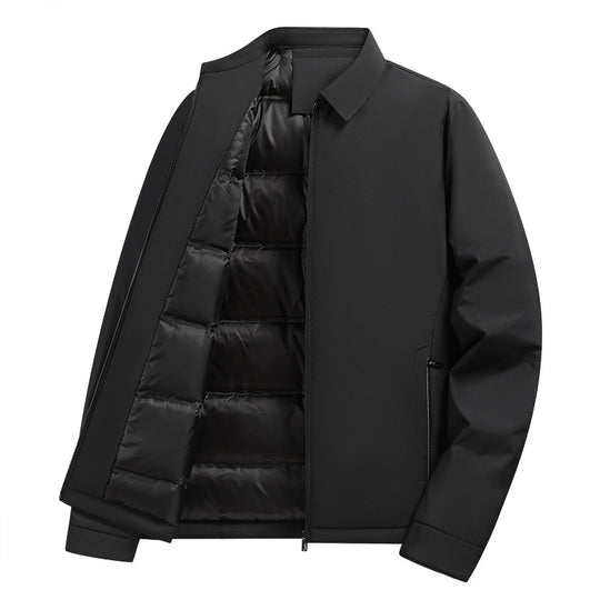 Herren Modische Übergangsjacke mit hochgeschlossenem Kragen Nord Taschen