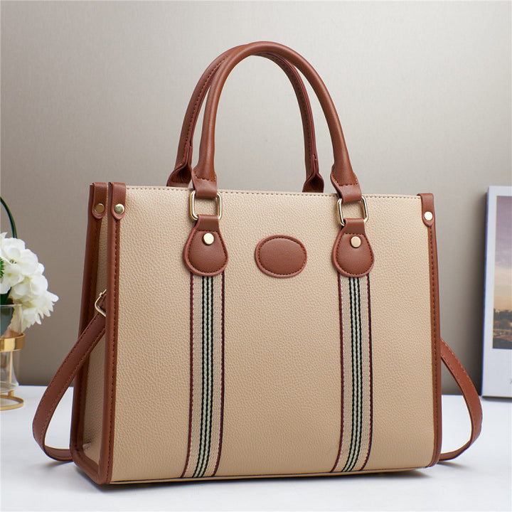Damen elegante Handtasche mit luxuriösem Steppmuster und abnehmbarem Schultergurt Nord Taschen