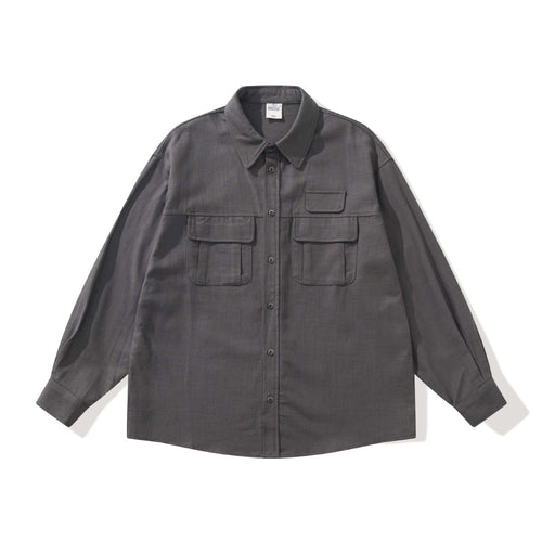 Herren Utility-Overshirt mit großen Pattentaschen und Boxy-Schnitt Nord Taschen