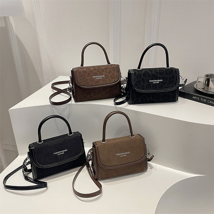 Damen Umhängetasche mit strukturiertem Leder und abnehmbarem Schulterriemen Nord Taschen