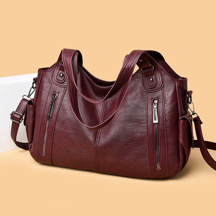 Damen Hobo-Tasche mit eleganten Reißverschlussfächern und verstellbarem Schultergurt Nord Taschen