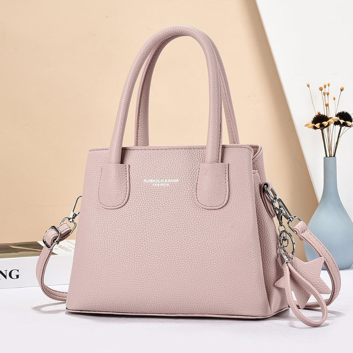 Damen modische Handtasche mit strukturiertem Obermaterial und abnehmbarem Schultergurt Nord Taschen