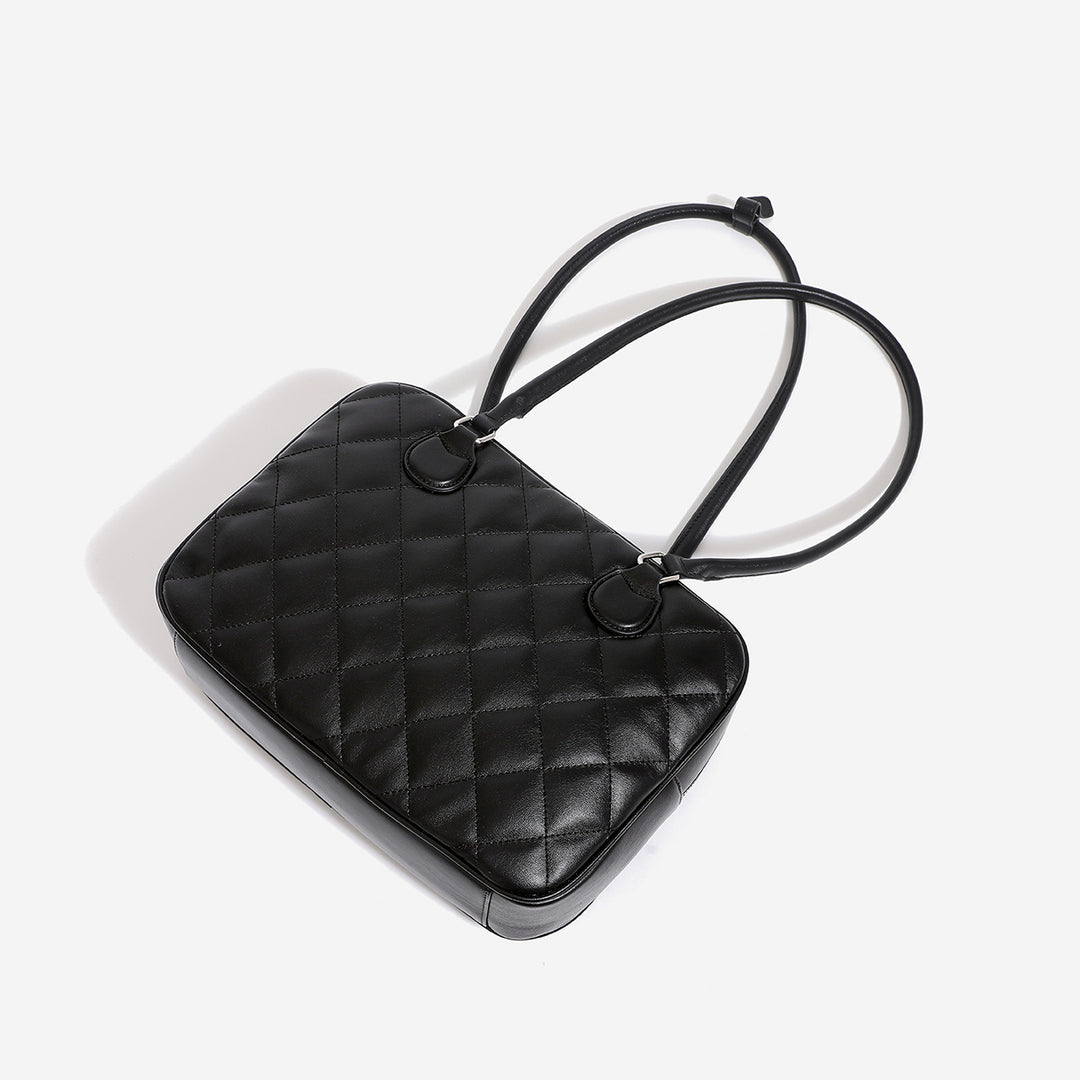 Damen elegante Handtasche mit strukturierter Steppoptik Nord Taschen