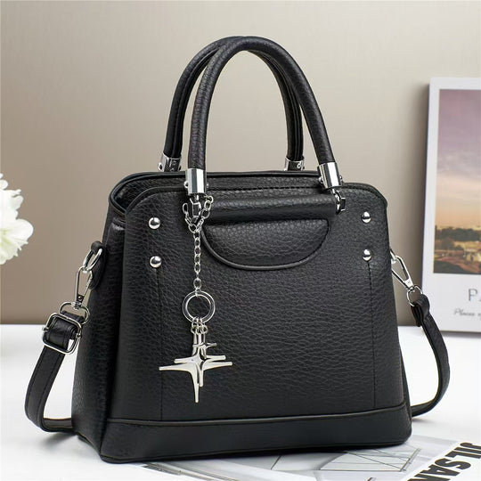 Damen Handtasche mit modischen Akzenten und abnehmbaren Schulterriemen Nord Taschen