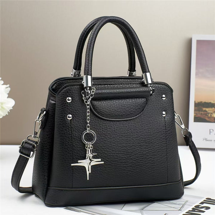 Damen Handtasche mit modischen Akzenten und abnehmbaren Schulterriemen Nord Taschen