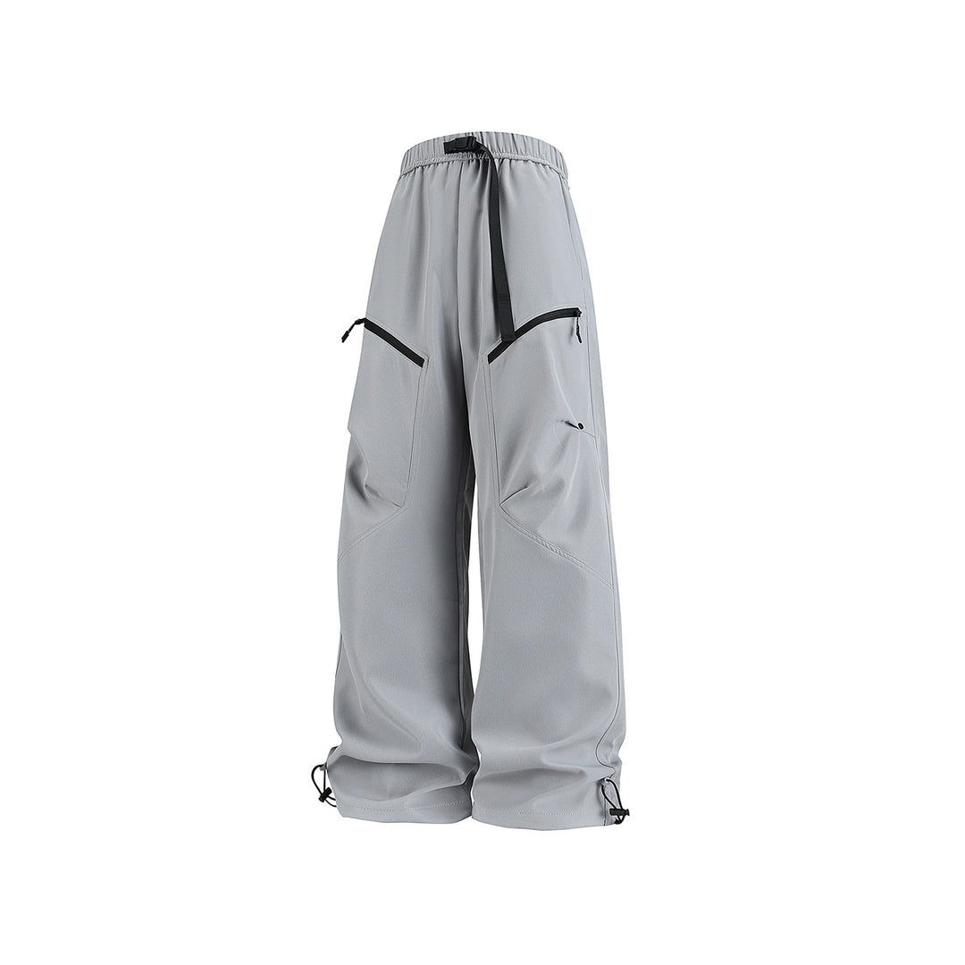 Herren Weite Technical‑Cargo‑Hose mit Tunnelzugbund, verstellbaren Beinabschlüssen und Reißverschlusstaschen Nord Taschen
