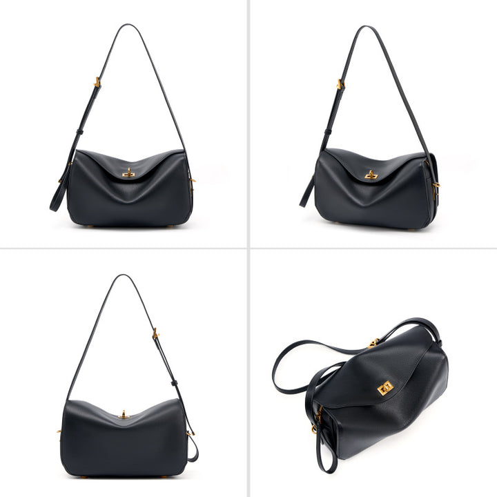 Damen modische Schultertasche mit voluminösem Design Nord Taschen