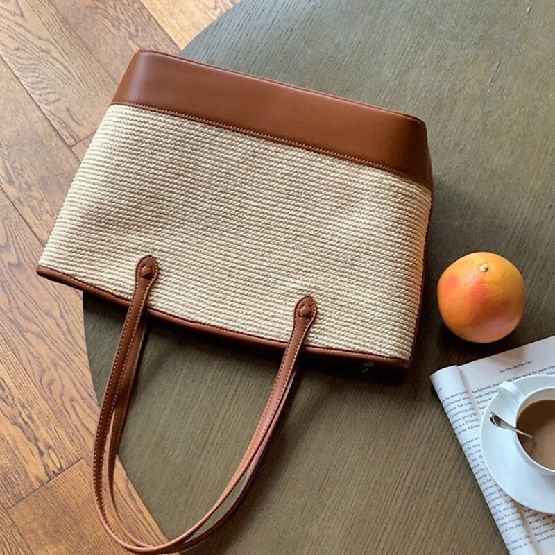 Damen Einkaufstasche aus hochwertigem Naturmaterial mit modernem Design Nord Taschen