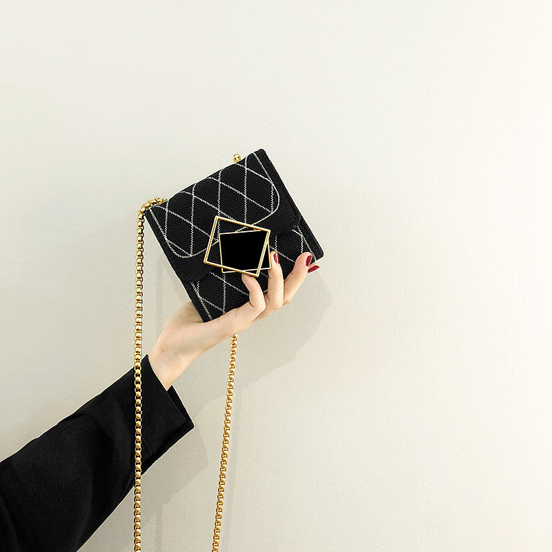 Damen stilvolle Clutch mit einzigartigem Verschluss Nord Taschen