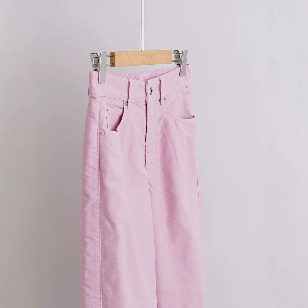 Damen Weite High-Waist Hose Nord Taschen
