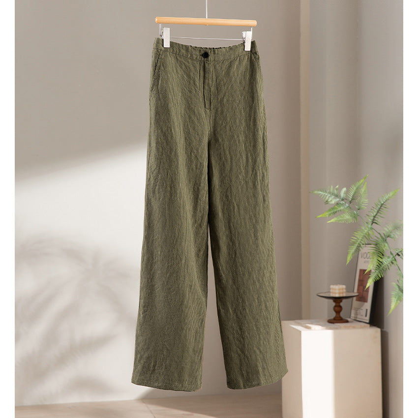Damen Taillierte Cordweste mit V‑Ausschnitt und Eingrifftaschen Nord Taschen