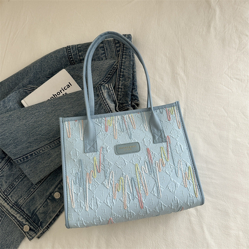 Damen elegante Tragetasche mit stilvollem Muster Nord Taschen