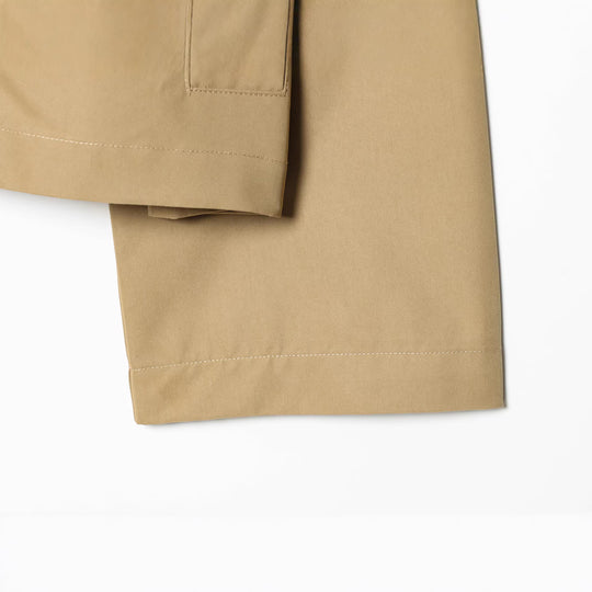 Damen Cropped Kurzjacke mit kontrastfarbenem Cordkragen und geradem Boxy‑Schnitt Nord Taschen