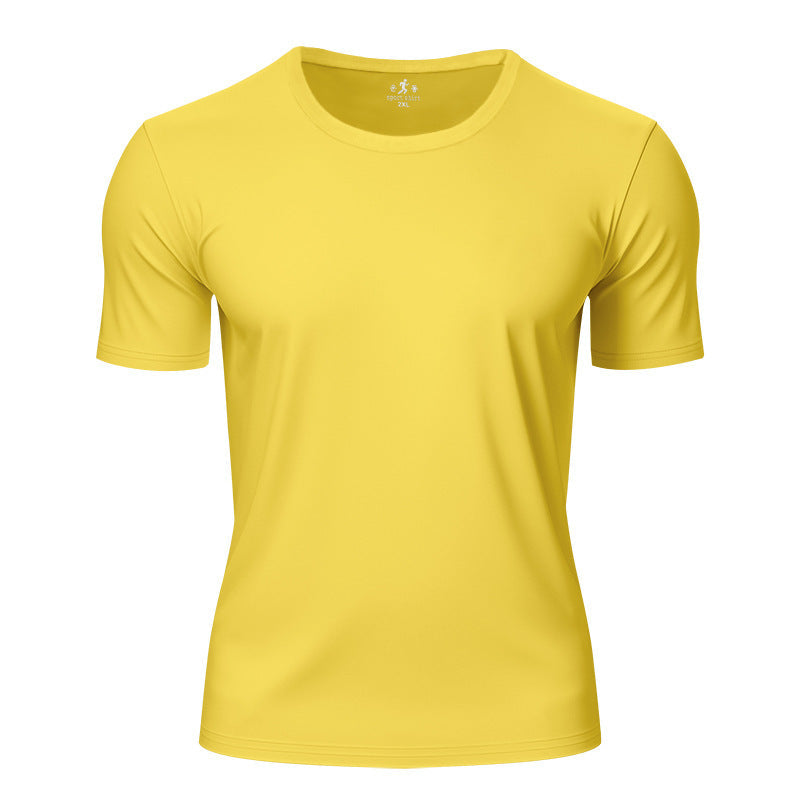 Herren nan leichtes Kurzarm-Funktionsshirt mit Rundhalsausschnitt schnelltrocknendem Stretchgew Nord Taschen und flachen Nähten