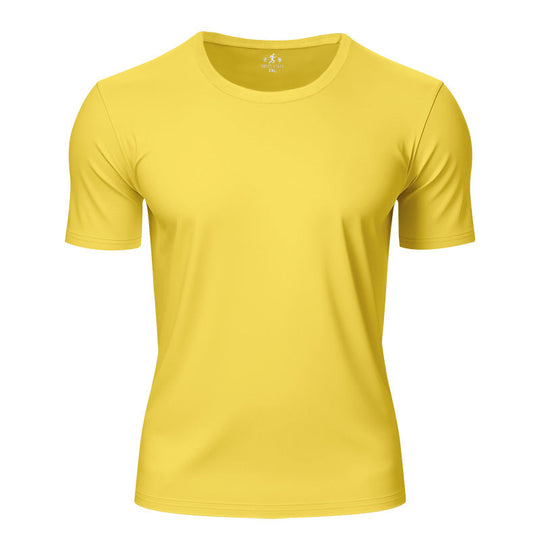 Herren nan leichtes Kurzarm-Funktionsshirt mit Rundhalsausschnitt schnelltrocknendem Stretchgew Nord Taschen und flachen Nähten