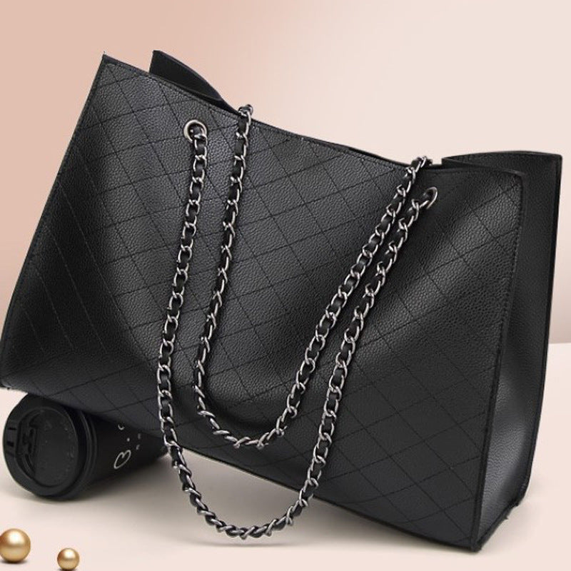 Damen Tote-Bag mit luxuriösem, strukturiertem Design und abnehmbarem Kosmetiktäschchen Nord Taschen
