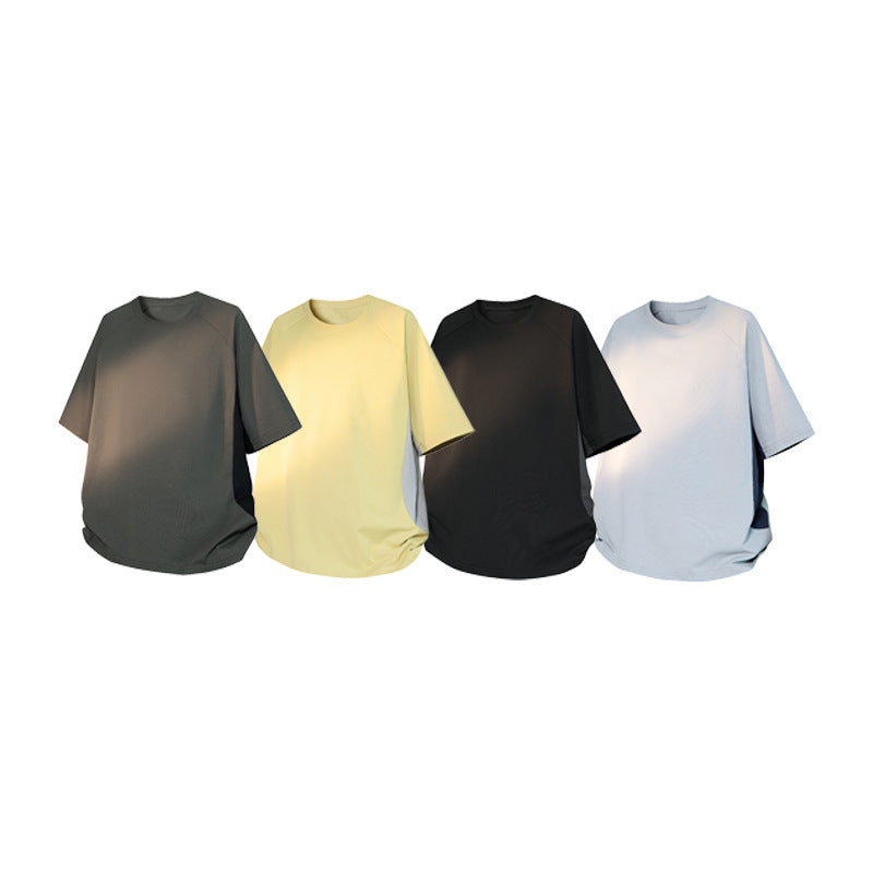Damen Oversize-T-Shirt mit Raglanärmeln, atmungsaktiven Seiteneinsätzen und Rundhalsausschnitt Nord Taschen