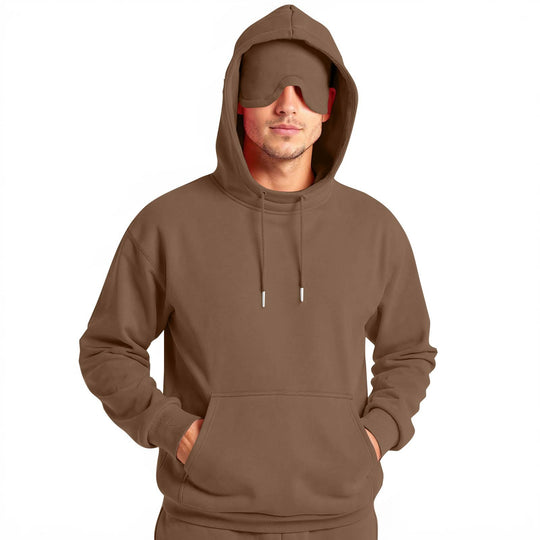 Herren Kapuzenpullover mit Kängurutasche und regulierbarem Tunnelzug Nord Taschen