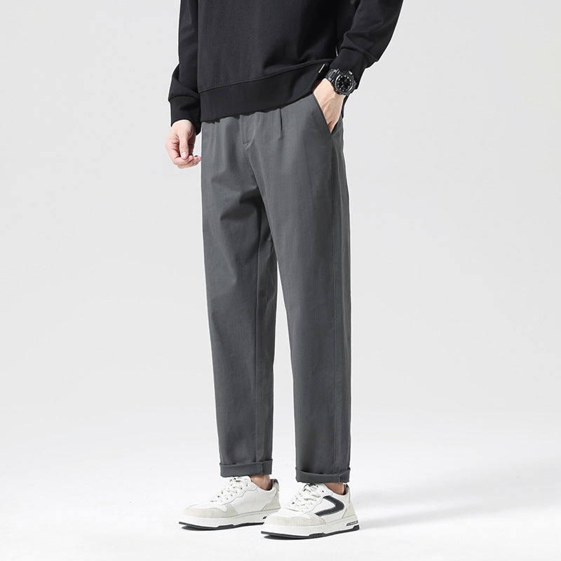 Herren Moderne Relaxed‑Fit Freizeit‑Chino mit leichtem Stretch und umgeschlagenem Saum Nord Taschen