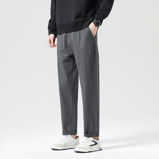 Herren Moderne Relaxed‑Fit Freizeit‑Chino mit leichtem Stretch und umgeschlagenem Saum Nord Taschen