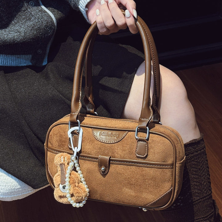 Damen modische Handtasche mit süßem Gitarrenanhänger Nord Taschen