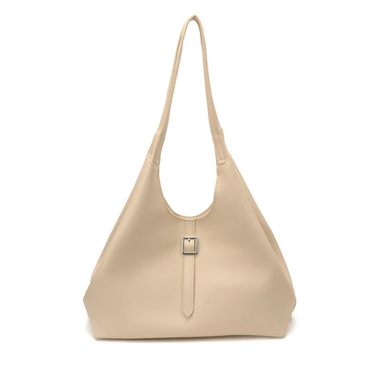 Damen Hobo-Tasche aus hochwertigem Kunstleder mit schickem Schnallen-Detail Nord Taschen