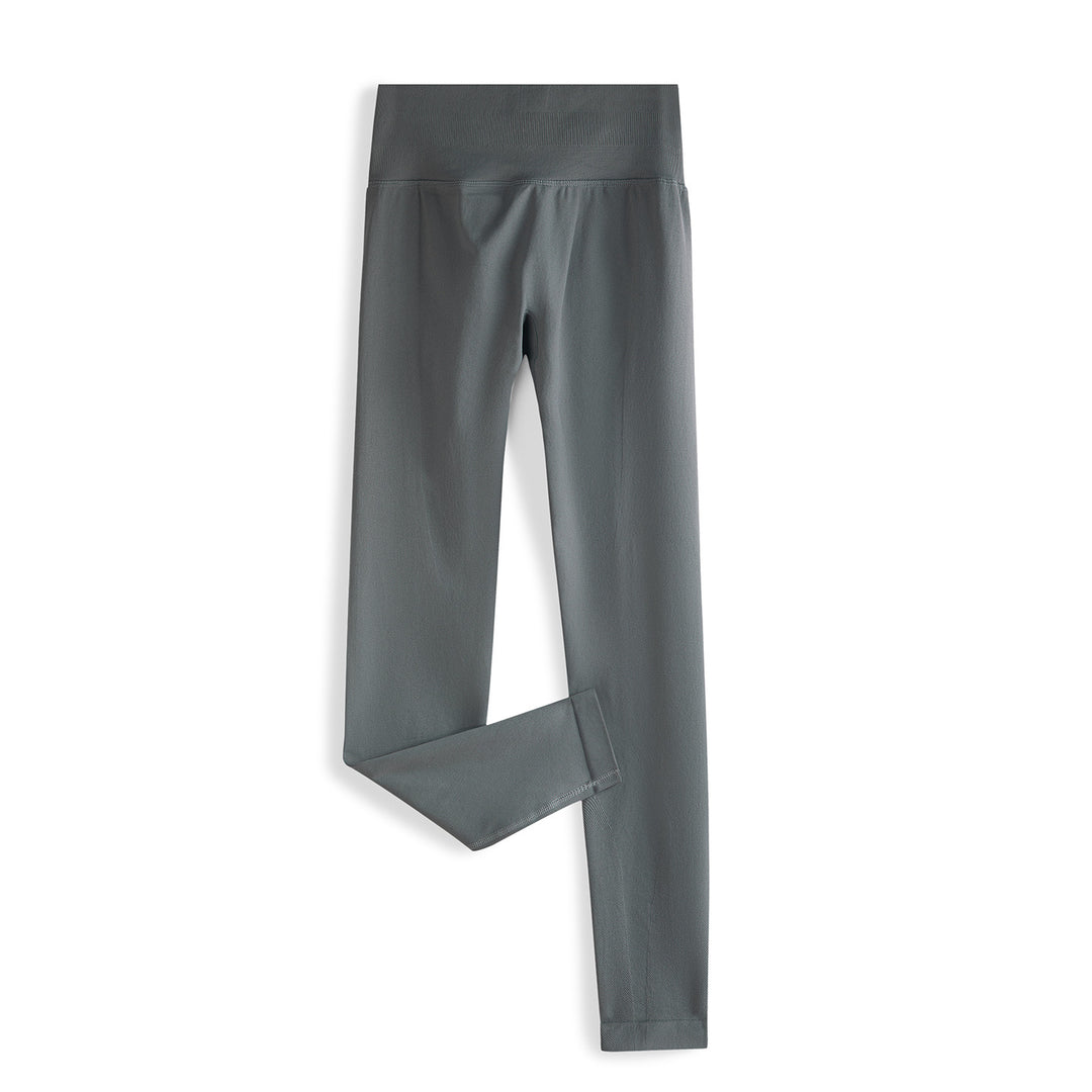 Damen Nahtlose High-Waist Leggings mit breitem Komfortbund Nord Taschen