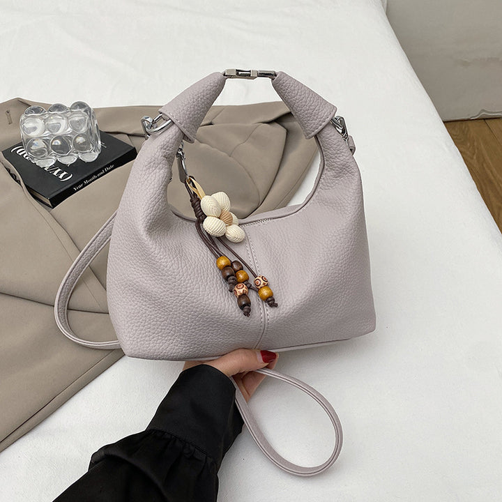 Damen elegante Umhängetasche mit einzigartigem Anhänger Nord Taschen