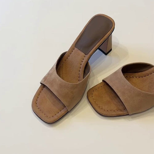 Damen Blockabsatz-Sandalen mit elegantem Riemen und weichem Fußbett Nord Taschen