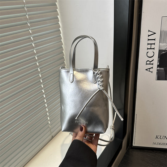 Damen Mini-Handtasche mit innovativem Kordelzug Nord Taschen