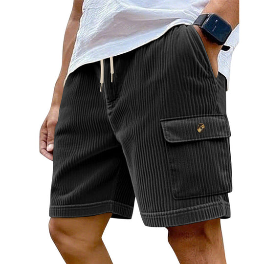 Herren Cargo-Shorts mit schmalem Schnitt und praktischen Seitentaschen