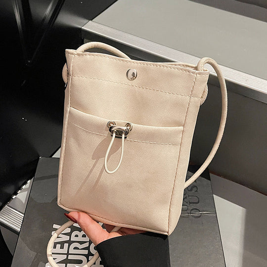 Damen Umhängetasche mit vielseitigem Kordelzug und praktischen Fächern Nord Taschen