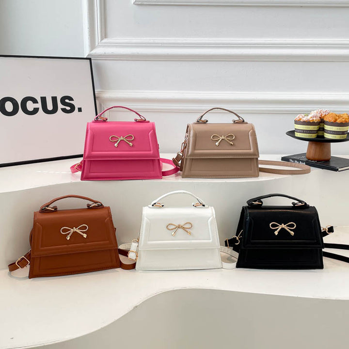 Damen elegante Handtasche mit verspieltem Schleifendesign Nord Taschen