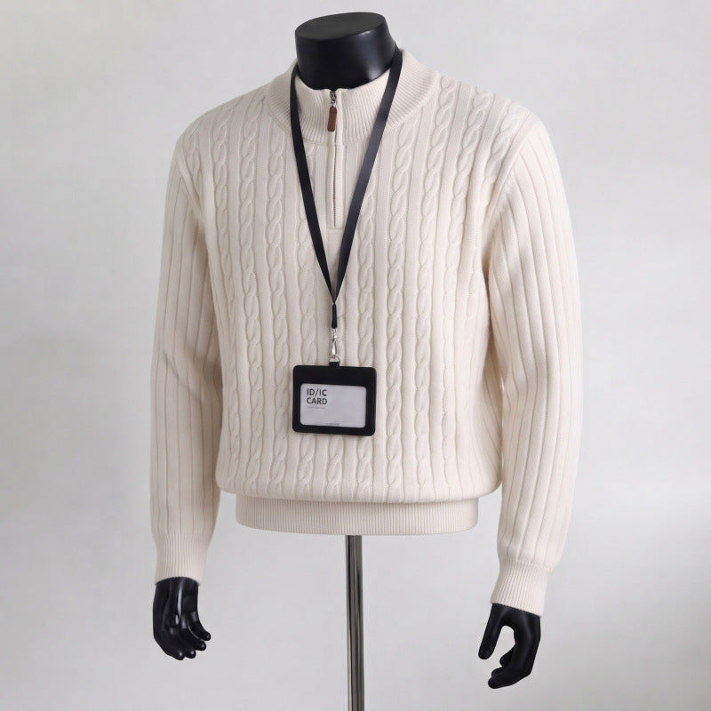 Herren Strickpullover Nord Taschen