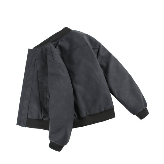 Unisex Oversize-Bomber mit minimalistischer Frontblende und strukturierter Nahtführung Nord Taschen