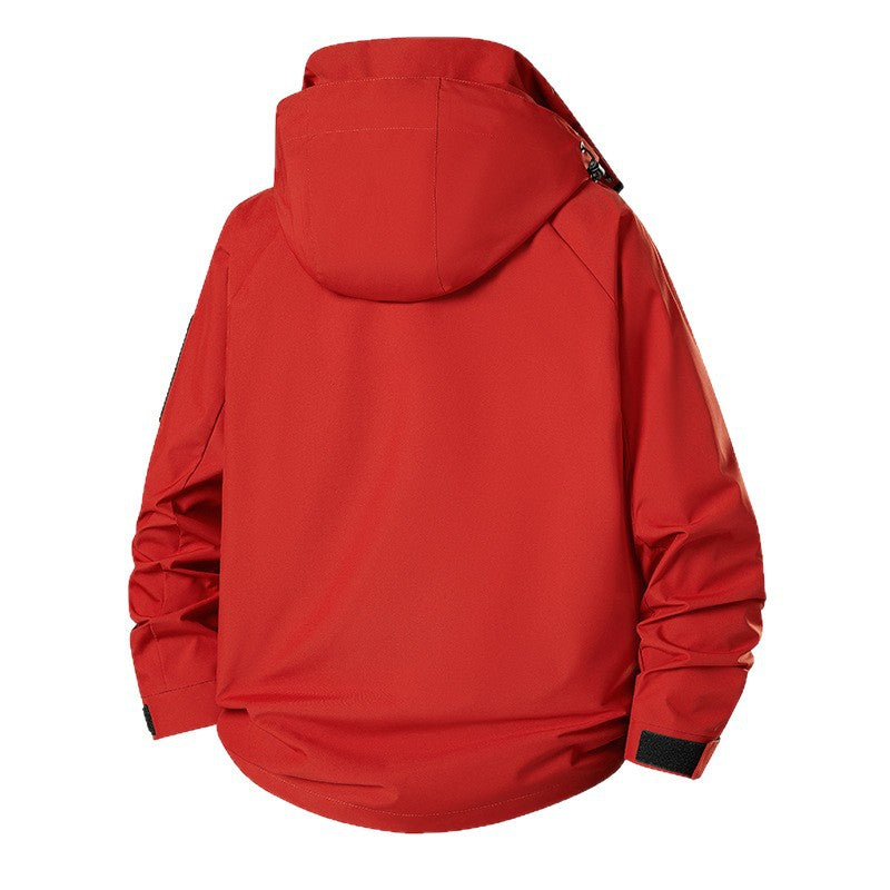 Herren 3‑in‑1 Softshell-Parka mit abnehmbarer Fleece-Innenjacke und technischer Kapuze Nord Taschen