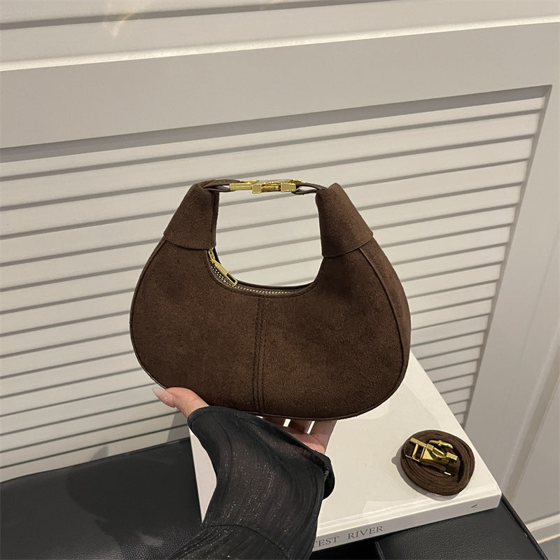 Damen Designer-Handtasche mit hochwertigem Veloursleder Nord Taschen