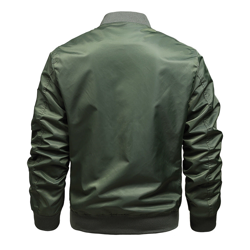 Herren leichtes Pilotblouson aus Hightech‑Nylon mit Ärmel‑Organizer und kontrastierendem Innenfutter Nord Taschen