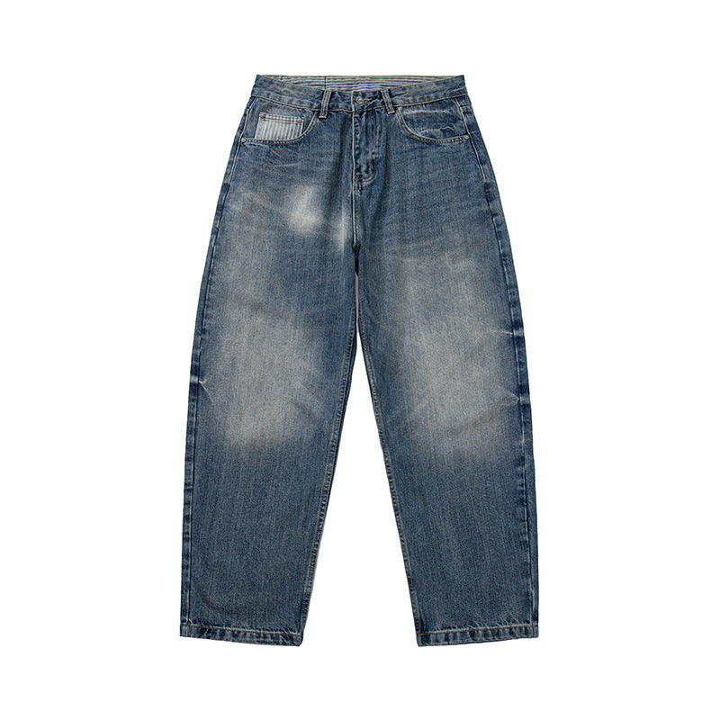 Damen Weite High‑Waist Jeans im Baggy‑Cut Nord Taschen