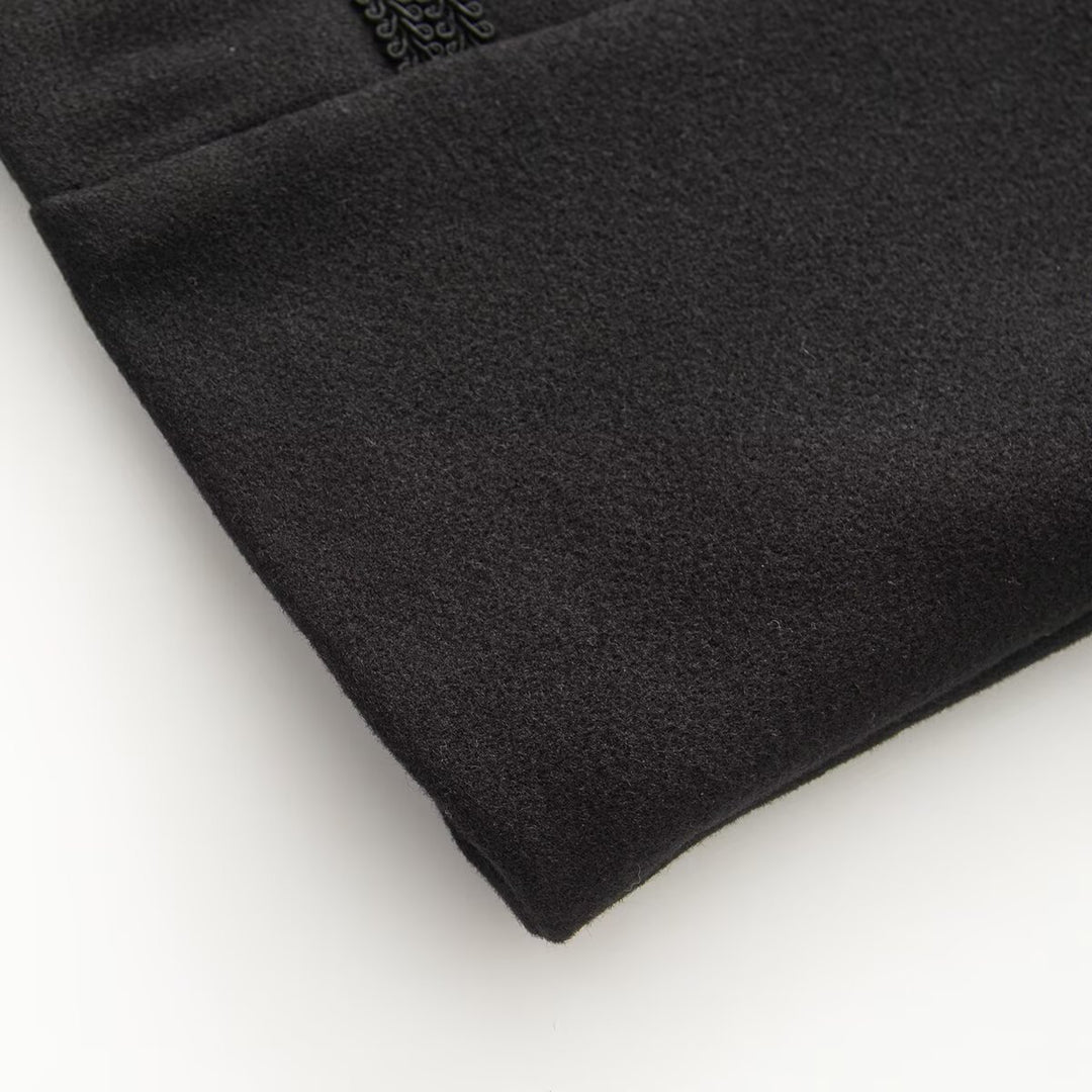 Damen Kurzjacke im Military‑Stil mit Stehkragen und Zierknopfleiste Nord Taschen