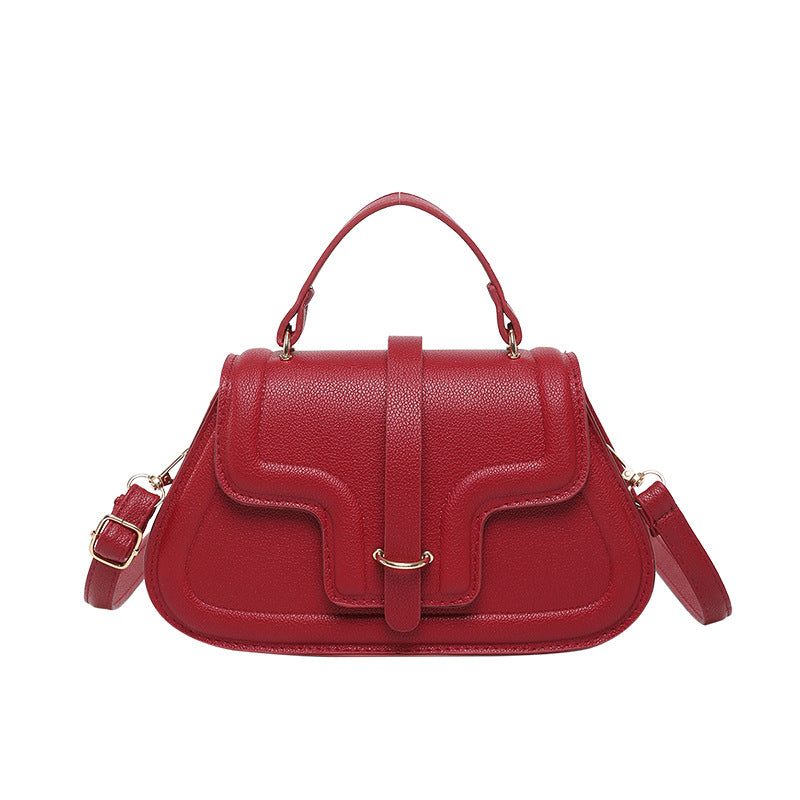 Damen elegante Handtasche mit strukturiertem Design und abnehmbarem Schulterriemen Nord Taschen