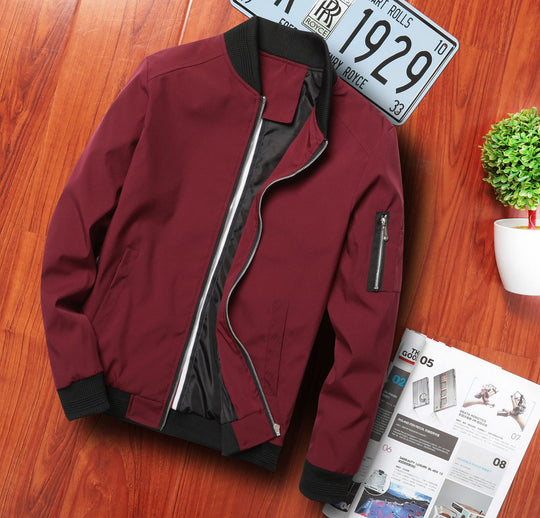 Herren Freizeit Bomberjacke Nord Taschen