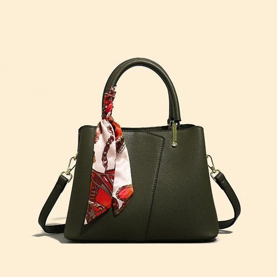 Damen Handtasche mit abnehmbarer Seidenschleife Nord Taschen