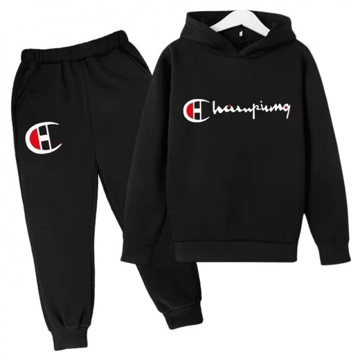 Unisex Kapuzenpullover mit Jogginghose Freizeitset Nord Taschen