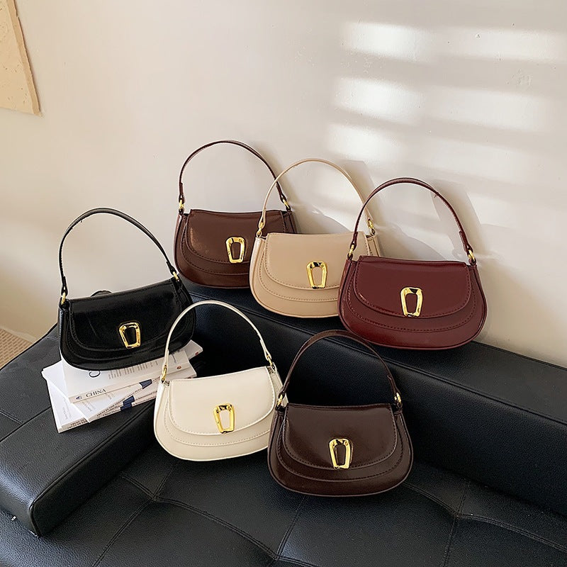 Damen Schultertasche mit elegantem Kettenverschluss und modischer Form Nord Taschen