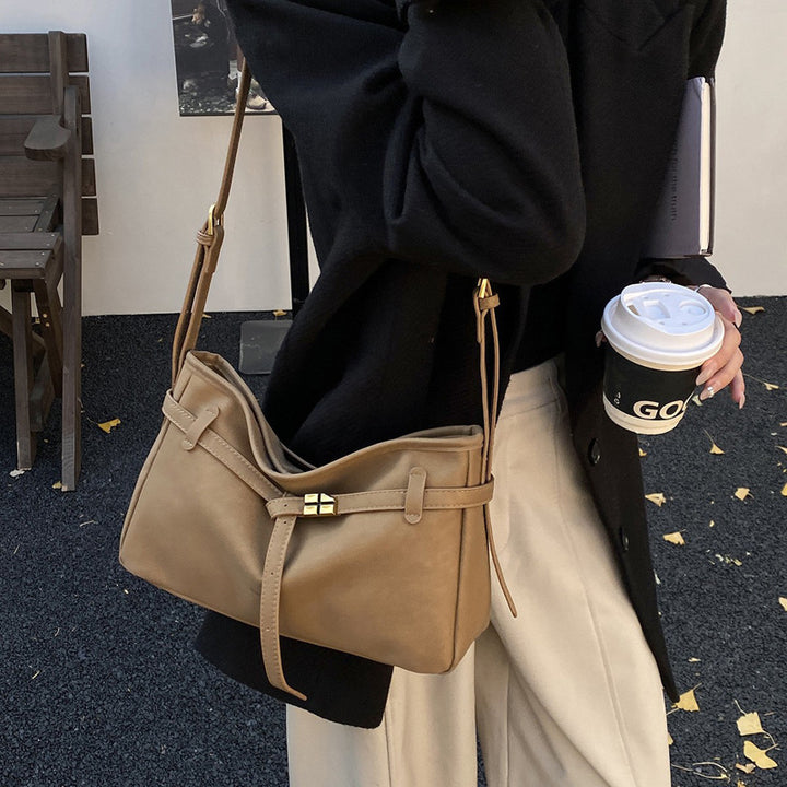 Damen elegante Handtasche mit herausnehmbarem Schulterriemen Nord Taschen