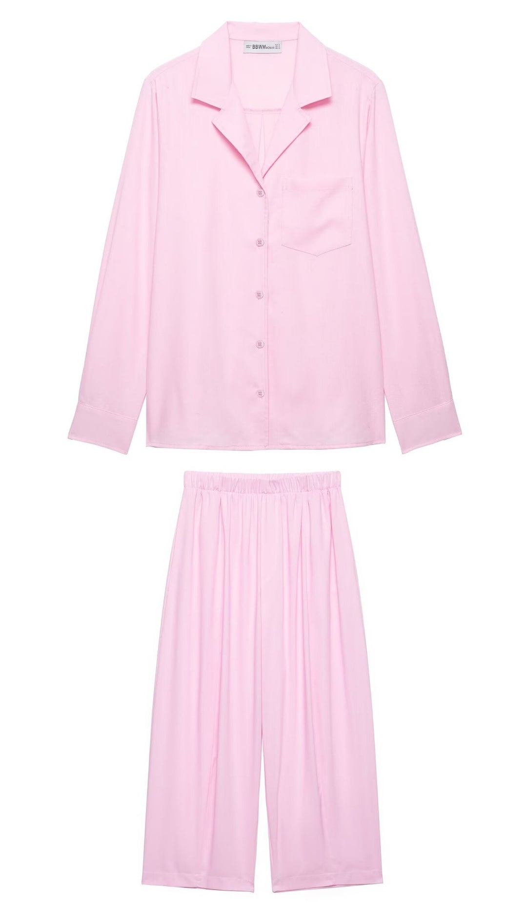 Damen Zweiteiliges Lounge‑Set mit Hemdoberteil und weiter Culotte mit Elastikbund Nord Taschen