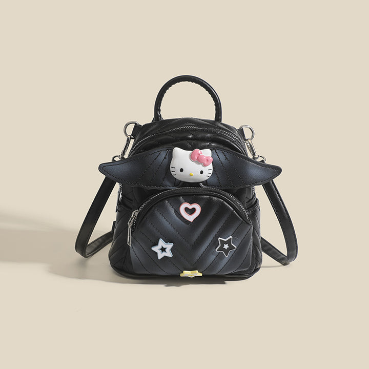 Damen Mini-Rucksacktasche mit verspieltem Hello Kitty Motiv Nord Taschen