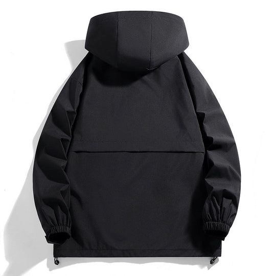 Herren Wasserabweisende Übergangsjacke mit verstellbarer Kapuze und praktischen Taschen Nord Taschen
